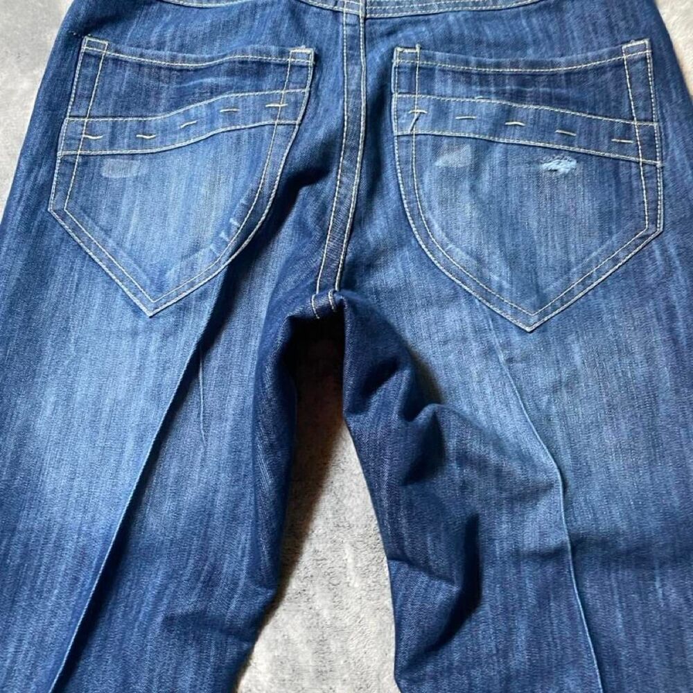 Express Men's Blue and Navy Jeans
